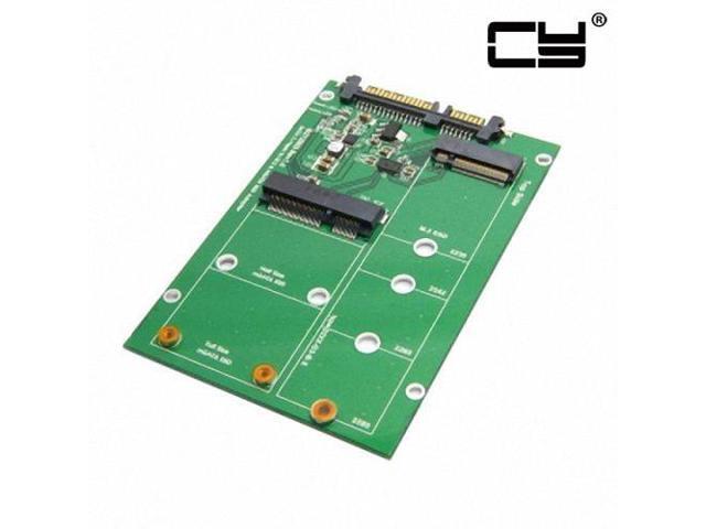 CHENYANG 2 in 1 Combo Mini PCI- E 2 Lane M.2 NGFF & mSATA SSD to SATA 3.0 III Adapter Converter PCBA