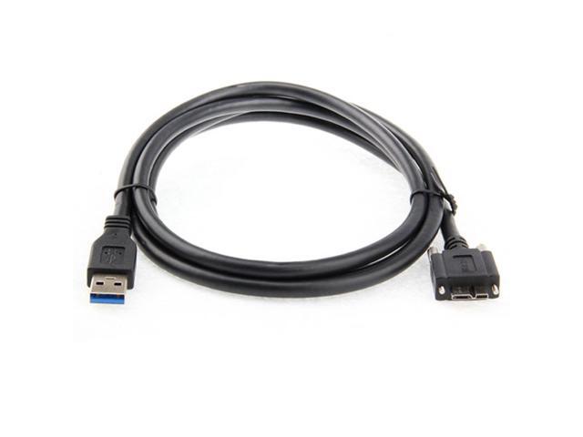 CY 3.0M USB 3.0 A type Cable Male to Micro USB 3.0 B Male with Mount Panel Screws for Hard Disk Mobile Phone U3-106-3.0M