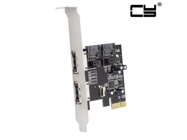 CHENYANG PCI-E To 4 Ports SATA 3.0 ESATA PCIE SATA3 6Gbps Expansion Card PCI-E Adapter