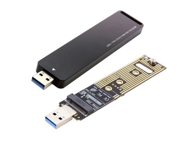 CY USB 3.0 to NVME M-key M.2 NGFF SSD External PCBA Conveter Adapter with Flash Disk Case