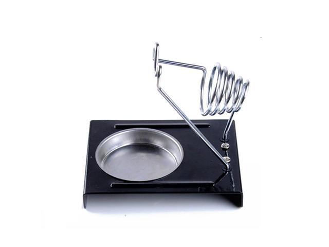 ELECALL Soldering Iron Support Stand Holder Base Metal Base Rectangle Stand Holder Base Support Station Safety Protecting Base