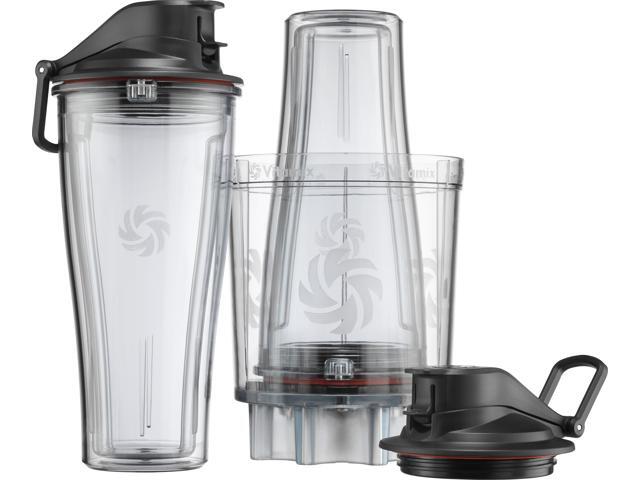Vitamix - Personal Cup Adapter with Two 20-Ounce Blender Cups - Clear - image 4