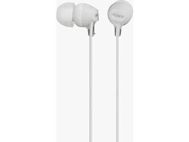 Sony Fashion Color EX Series Earbuds - Stereo - Mini-phone - Wired - White
