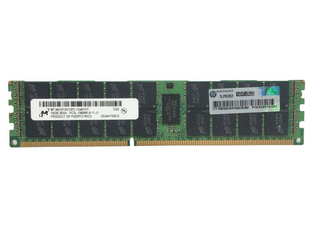HP 627812-B21 628974-081 16GB 2RX4 PC3L-10600R G7 G6?Memory