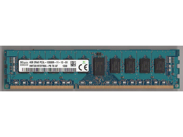 HYNIX DDR3L 1600MHzCL11 4GB RegECC 2Rx8 1.35V (PC3 12800) Internal Memory HMT351R7EFR8A-PBT8
