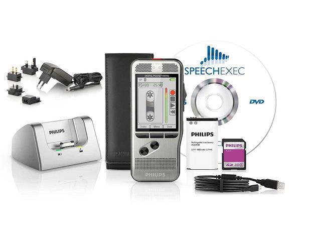 Philips - ACC8120 - Philips Pocket Memo Docking Station - Docking - Charging Capability, silver