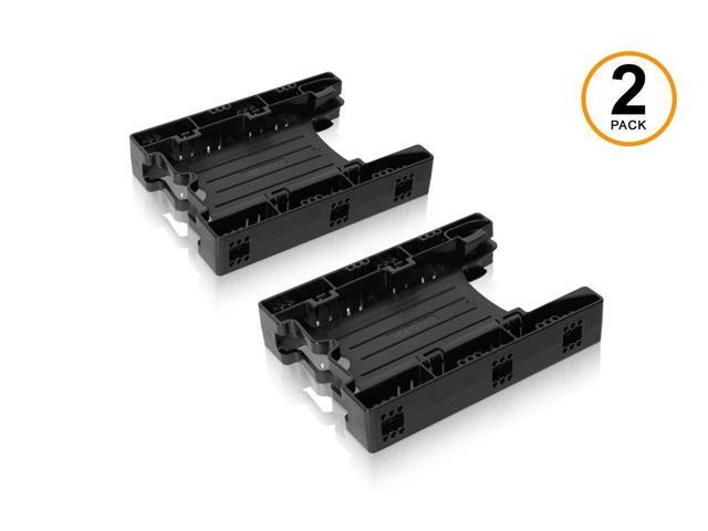 ICY DOCK DUAL Tool-less Dual 2.5 to 3.5 HDD Drive Bay SSD Mounting / Kit / Bracket / Adapter - EZ-Fit Lite MB290SP-B DUAL (SSD Bracket Dual x2 Unit...