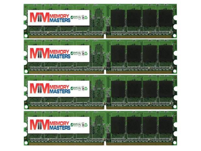 MemoryMasters DDR2 PC2-6400 PC2-6400U 800MHz, DDR2-800 2RX8 240-Pin DIMM Desktop Memory 8GB Kit (4x2GB)
