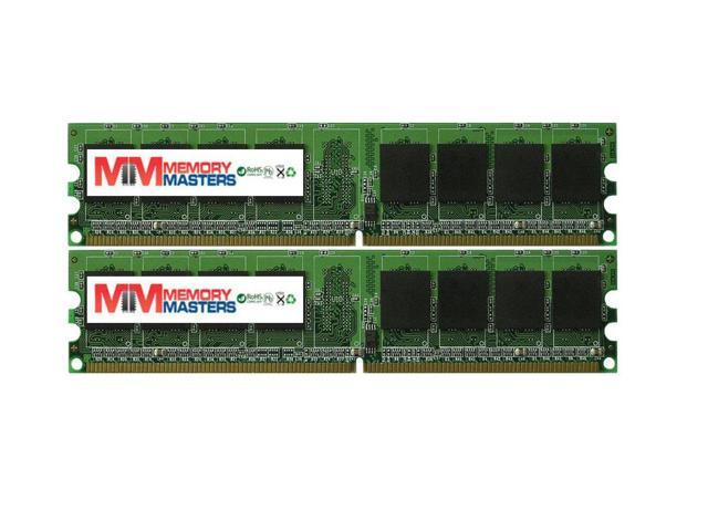 MemoryMasters NEW! 2GB 2 x 1GB DDR2 PC5300 PC2-5300 667 MHz DESKTOP MEMORY RAM KIT