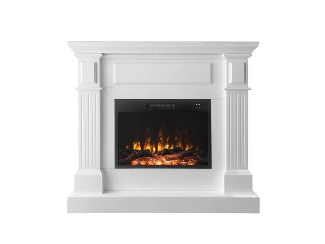 Photos - Electric Fireplace Cloud Mountain 43'  with Mantel Infrared Freestanding, S