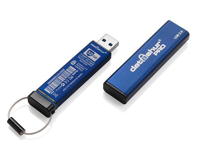 iStorage datAshur PRO 128GB Secure flash drive - FIPS 140-2 Level 3 Certified - Password protected, dust and water resistant, portable, military...