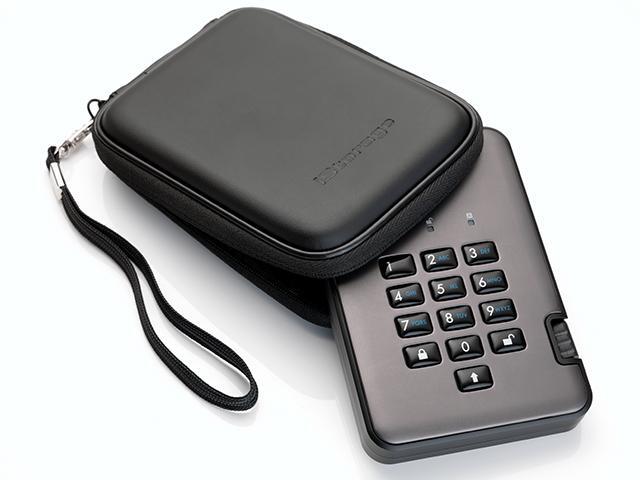 iStorage diskAshur PRO2 HDD 3TB Secure portable Hard Drive FIPS Level 3 certified - password protected, dust and water resistant, military grade...
