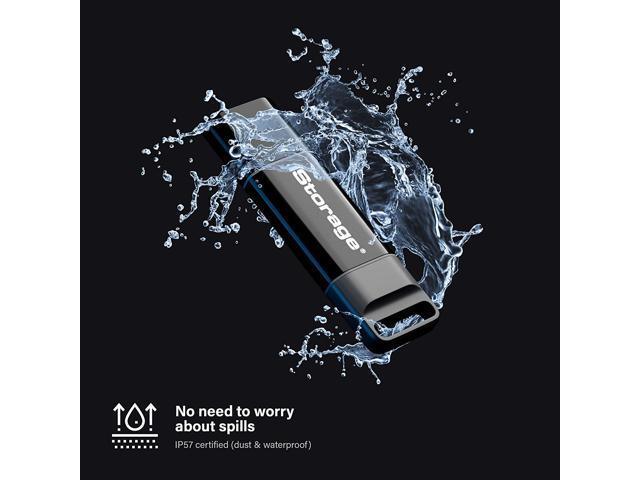 iStorage datAshur BT USB 3.2 Encrypted Secure Flash Drive 64GB - Unlock wirelessly via your smartphone using Bluetooth (iOS/Android) - Remote...