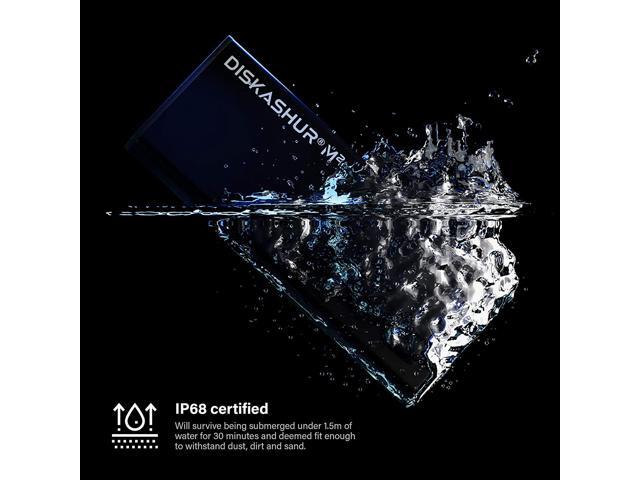 iStorage diskAshur M2 1TB - PIN authenticated, hardware encrypted USB 3.2 portable SSD. Ultra-fast, FIPS compliant, Rugged & Portable...