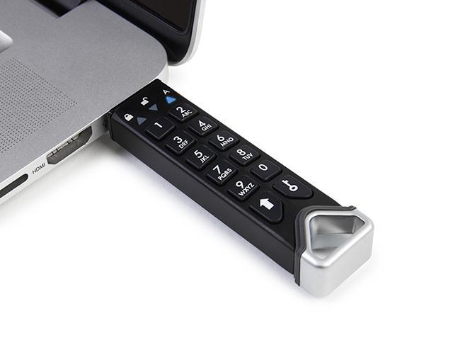 iStorage datAshur PRO2 32GB - Secure hardware encrypted, PIN authenticated, USB flash drive - USB 3.2 (Gen1) FIPS 140-2 level 3. IS-FL-DP2-256-32