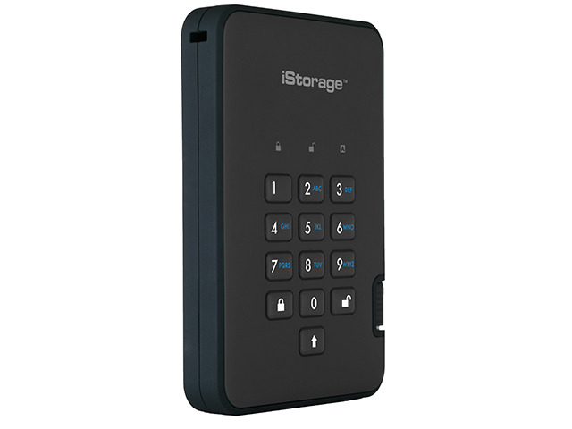 iStorage diskAshur2 SSD 2TB Black - Secure portable solid state drive - Password protected, dust and water resistant, portable, military grade...