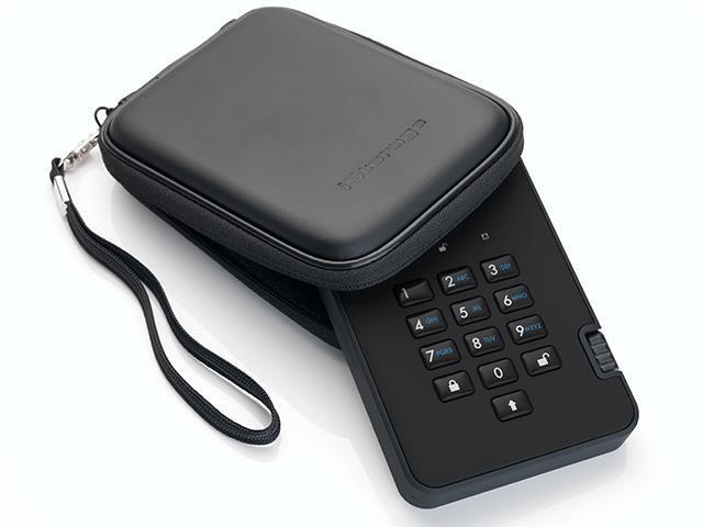 iStorage diskAshur2 SSD 512GB Black - Secure portable solid state drive - Password protected, dust and water resistant, portable, military grade...