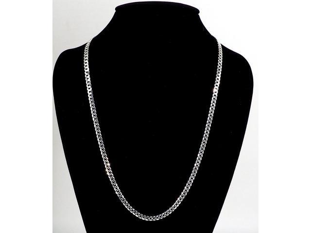 Solid 925 Sterling Silver Italian 5.2mm Flat 26 Curb Chain Necklace for Men Women CURB150-26