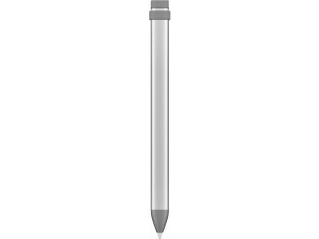 Logitech - Crayon Digital Pencil for All Apple iPads (2018 releases and later) - Mid Gray - image 3