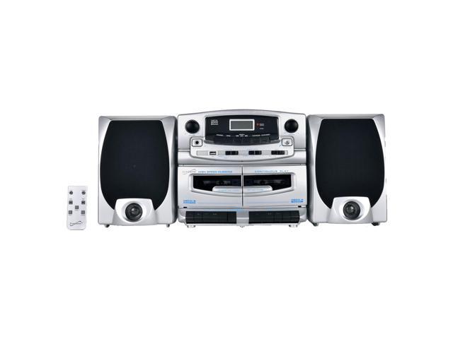 Supersonic SC-2121BT Bluetooth Entertainment Audio System Bluetooth 5.0 op Loading MP3/CD Player AM/FM Radio USB Input Double Cassette Recorder High-Performance Detachable Speakers AC/DC - image 6