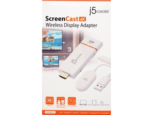 j5create - ScreenCast 4K Wireless Display Adapter - White - image 7