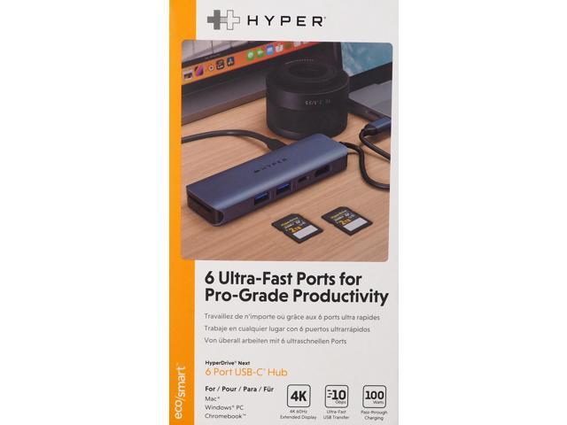 Hyper - HyperDrive Next​ 6 Port USB-C Hub, 4K HDMI, 1 USB-C, 2 USB-A, travel dock for MacBook and Windows PC - Midnight Blue - image 6