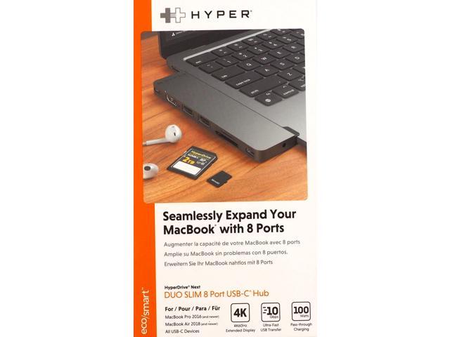 Hyper - HyperDrive Next​ 8 Port USB-C Hub, 4K HDMI, USB4/Thunderbolt 4, 1 USB-C, 2 USB-A, microSD/SD, travel dock for MacBook/PC - Space Gray - image 9