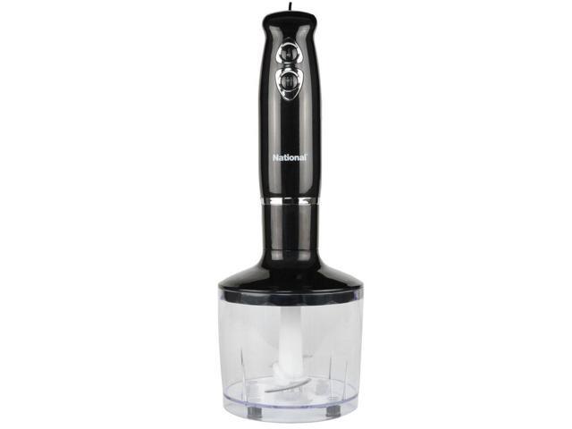 National 4-in-1 Multi-Purpose Immersion Hand Blender, Mash, Chop and Whisk NA-3104HB Black