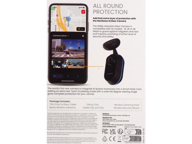 Nextbase - iQ Rear Window Camera - Black - image 7