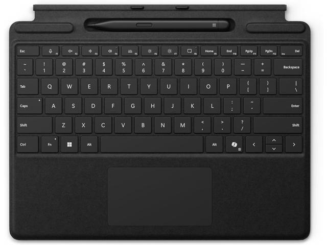 Microsoft - Surface Slim Pen (2nd Edition) and Pro Keyboard for Pro 13" (11th Edition), Pro 9, and Pro 8 - Black - image 7