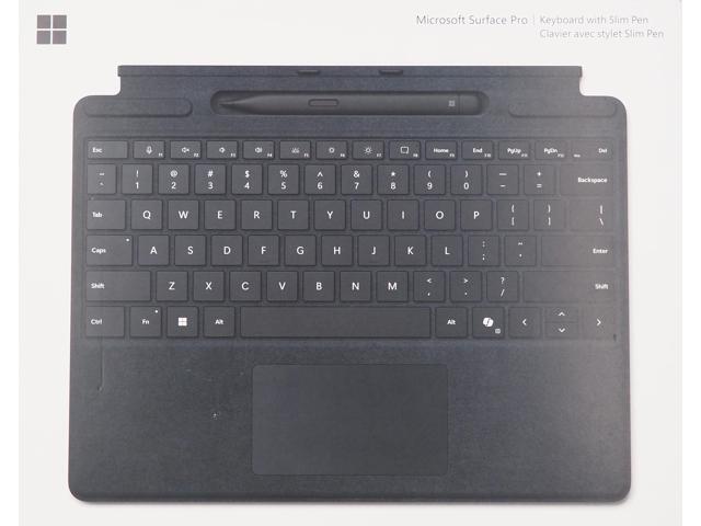Microsoft - Surface Slim Pen (2nd Edition) and Pro Keyboard for Pro 13" (11th Edition), Pro 9, and Pro 8 - Black - image 10