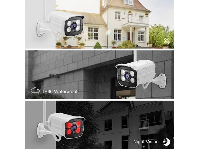 Supersonic 8 Channel HD Wireless NVR Security Camera System, 8 Cameras Outdoor/Indoor SC-5008NVR