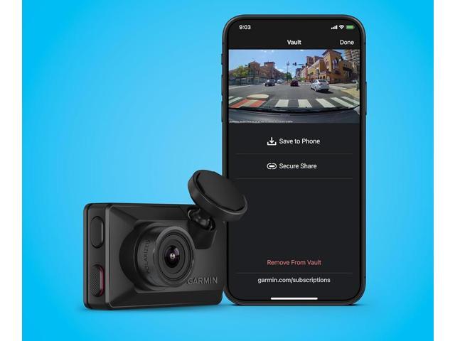 Garmin - Dash Cam X310 4K Touchscreen Dash Cam with a 140-degree Field of View and built-in Clarity Polarizer - Black - image 11