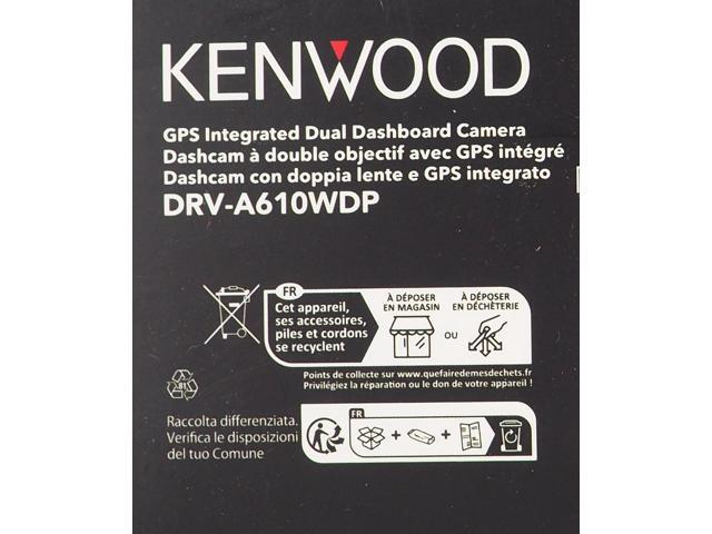 Kenwood - DRV-A610WDP Dual camera system- Compact 4K HD dash camera w/ 2" display, Wi-Fi, and GPS) rear-view cam and SD Card - Black - image 12