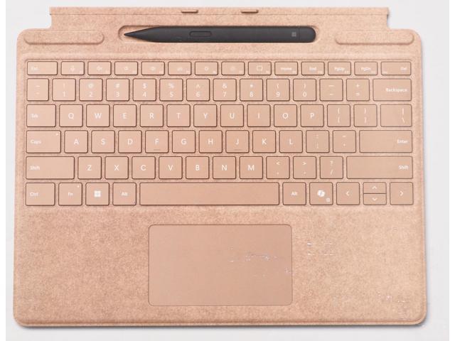 Microsoft Surface Slim Pen (2nd Edition) and Pro Keyboard for Pro (11th Edition), Pro 9, and Pro 8 Dune