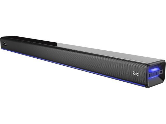 Supersonic SC-1424SB 2.0 Bluetooth Soundbar 60W w/ HDMI ARC, FM Radio, Ambient Light