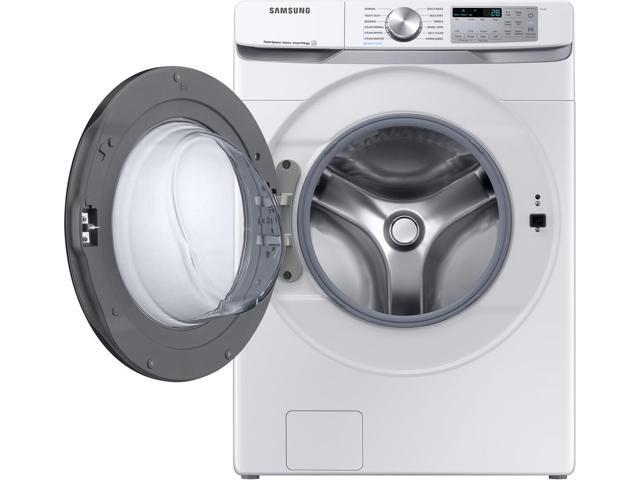 Samsung - 4.5 Cu. Ft. High-Efficiency Stackable Smart Front Load Washer with Steam and Super Speed Wash - White - image 3