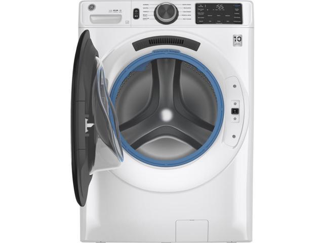 GE - 4.8 Cu. Ft. High-Efficiency Stackable Smart Front Load Washer w/ Odorblock Ultra Fresh Vent System & Microban Technology - White - image 2