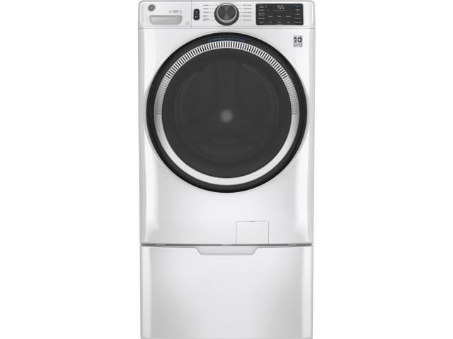 GE - 4.8 Cu. Ft. High-Efficiency Stackable Smart Front Load Washer w/ Odorblock Ultra Fresh Vent System & Microban Technology - White - image 3