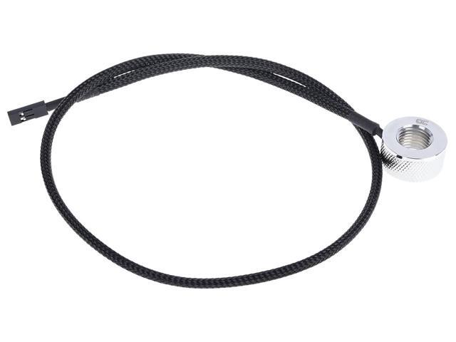 Alphacool Eiszapfen Temperature Sensor G1/4 IG/IG with AG Adapter, Chrome