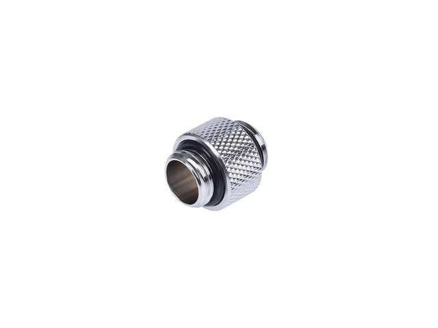 Alphacool G1/4' HF 10mm Male to Male Extension Fitting - Chrome (17199)