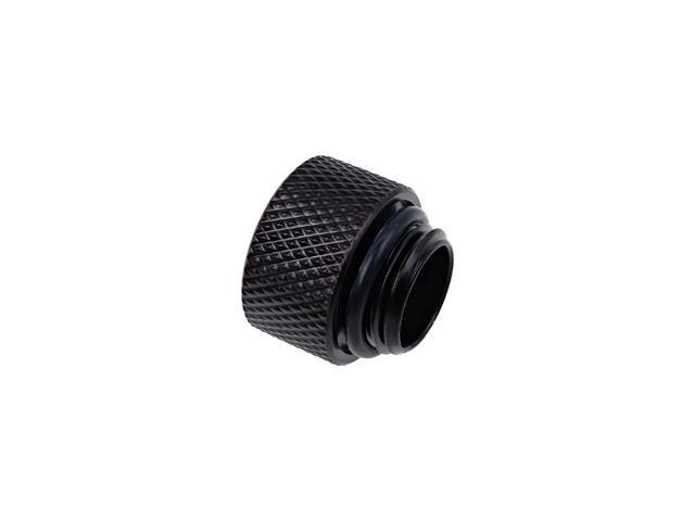Alphacool Eiszapfen G1/4' Male to Female 10mm Extender Fitting, Deep Black