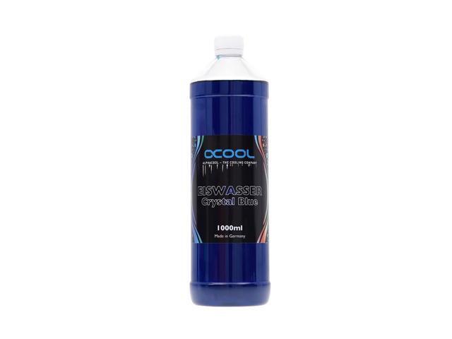 Alphacool Eiswasser Crystal Premixed PC Coolant (for Long-term Use), 1000ml, Blue UV