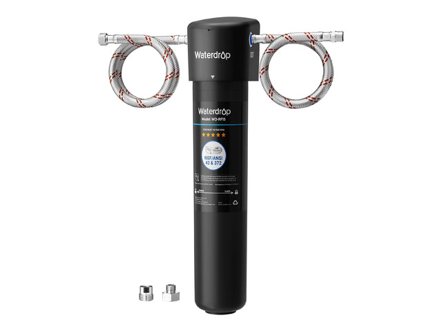 Waterdrop 15UA Under Sink Water Filter System, 19000 Gallons, 2 Years, Reduces Lead, Chlorine, Bad Taste & Odor, Under Counter Water Filter...