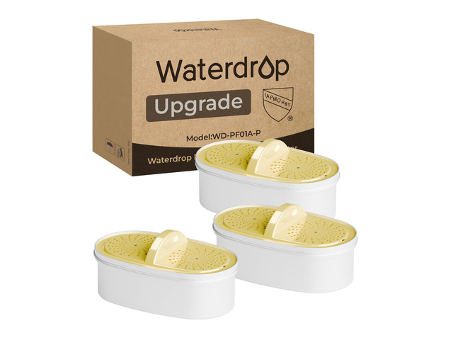 [Genuine] Waterdrop PF01A-P Upgrade NSF 53 & 42 & 372 Certified Filter, Replacement for Waterdrop Pitcher and Dispenser, Reduces Lead, PFAS,...