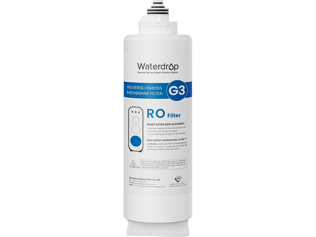 Waterdrop WD-G3-N2RO Reverse Osmosis Membrane Filter, 2-year Lifetime, Replacement for WD-G3-W Reverse Osmosis System