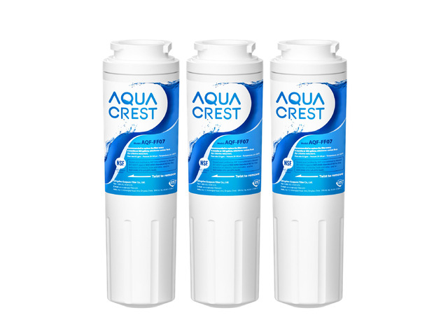 AQUA CREST UKF8001 Water Filter, Replacement for EveryDrop Filter 4, 3 Pack, Replacement for Maytag UKF8001P, Whirlpool UKF8001AXX-750, UKF8001AXX,...