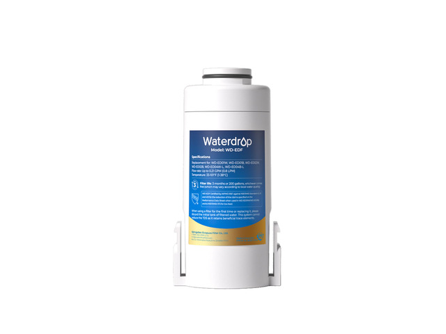 Waterdrop EDF Water Filter Replacement for Electric ED01/ED02/ED04 Pitcher, Compatible with Waterdrop Electric Water Filter Pitchers, Lasts 3...