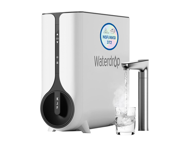 Waterdrop KJ600 Instant Hot Reverse Osmosis System, 600 GPD, Tankless RO, NSF/ANSI 372 Certified, 5-Stage Filtration, PFAS & TDS Reduction, 2:1...
