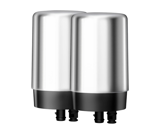 AQUA CREST 7027S Filter Replacement for Brita Faucet Filter Chrome 2 Pack,Replacement for Brita 36311 On Tap Water Filtration System, FR-200,...